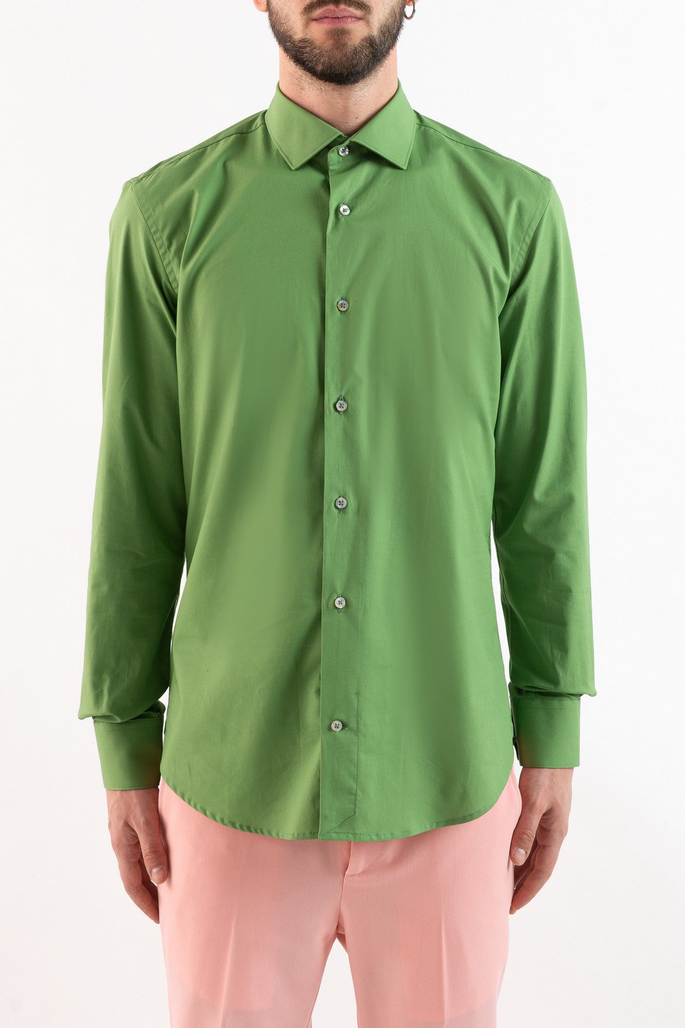 "Corsinelabedoli CAMICIA "JACK" Verde"