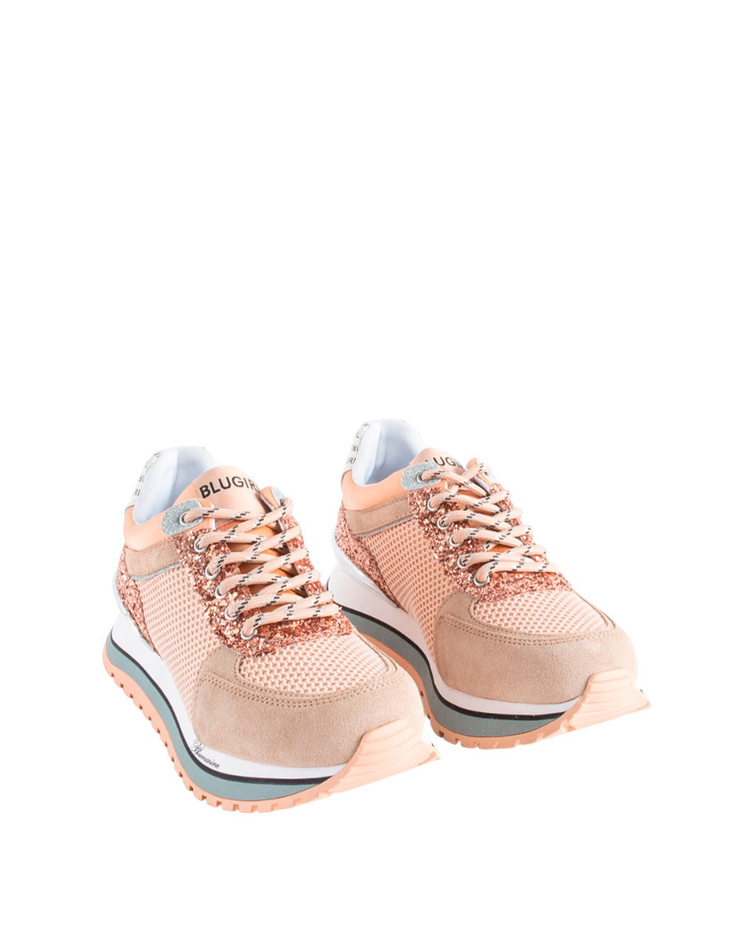 Blugirl SNEAKERS RUNNING CON MICRO BORCHIE STRASS Grigio