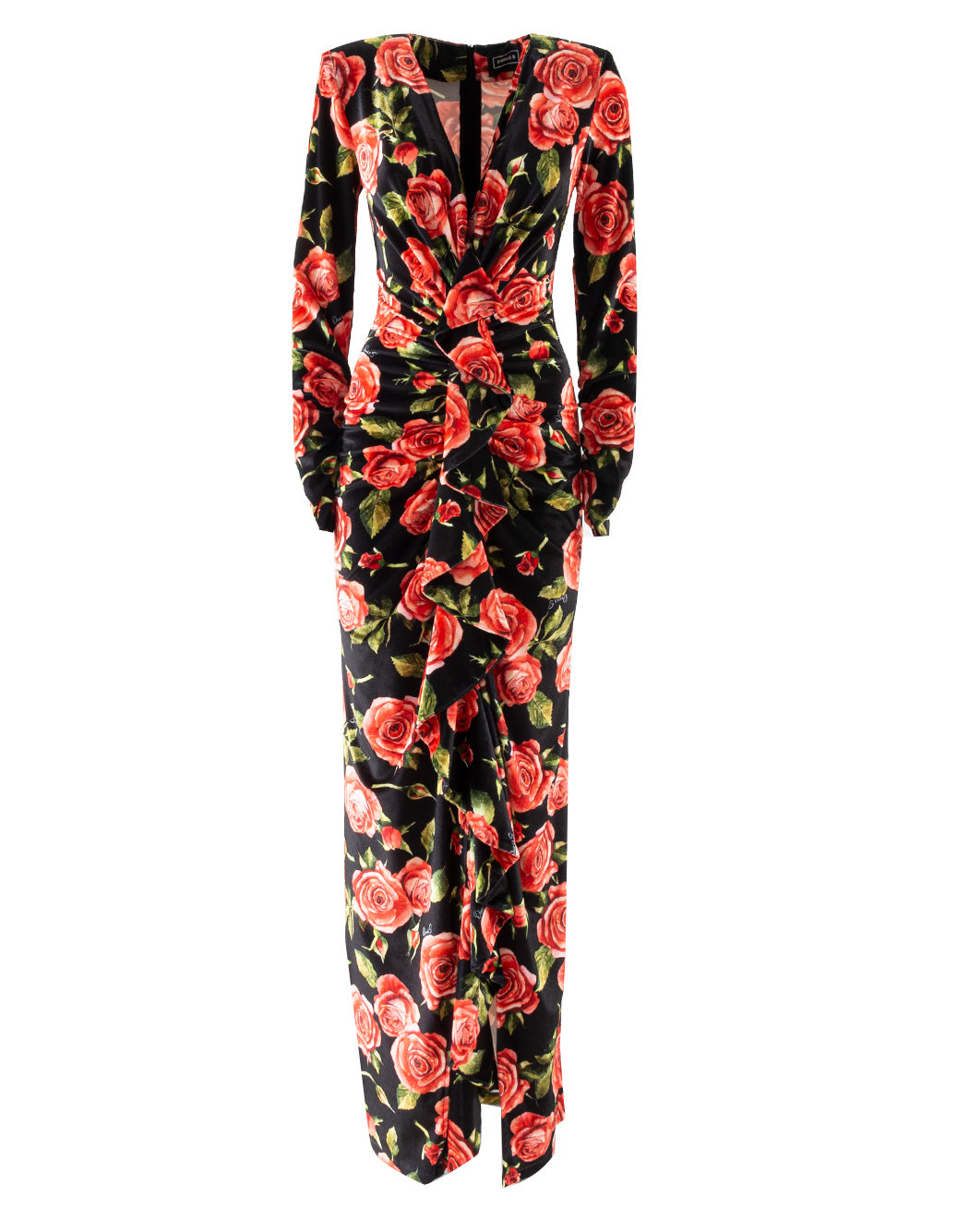 LONG VANESSA FLOWER DRESS