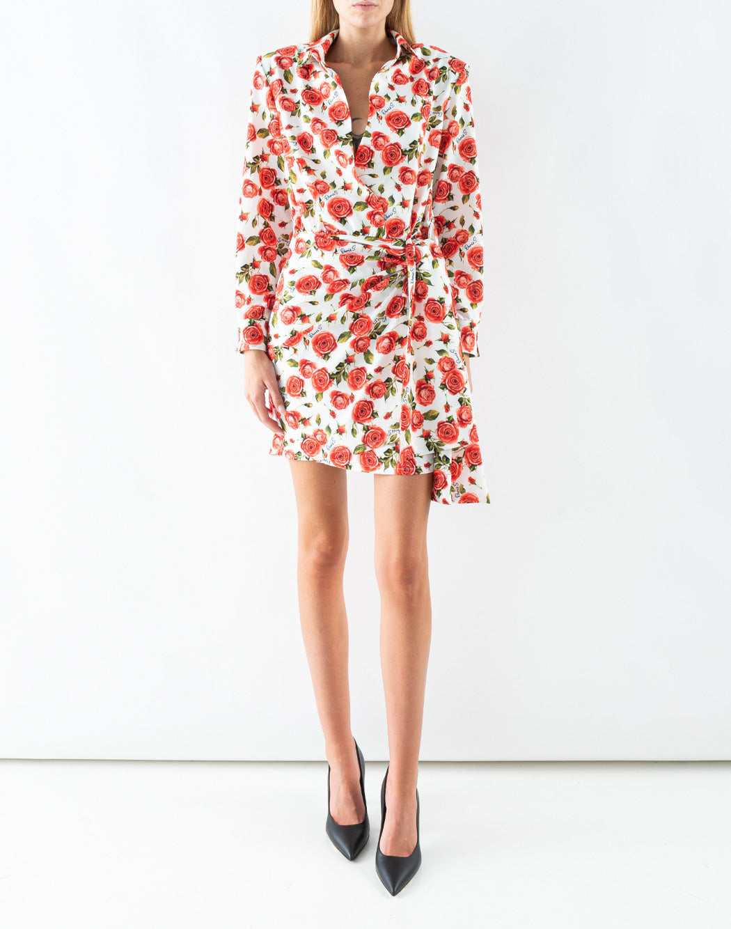 LIVIA DRESS WITH SMALL FLOWERS PRINT