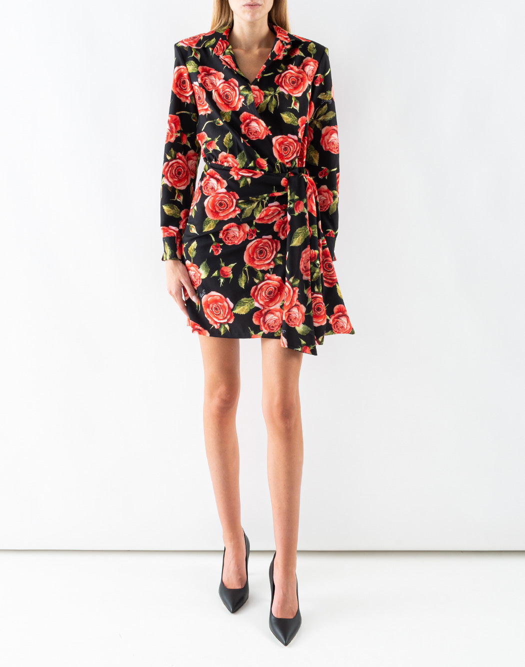 LIVIA DRESS WITH LARGE FLOWER PRINT