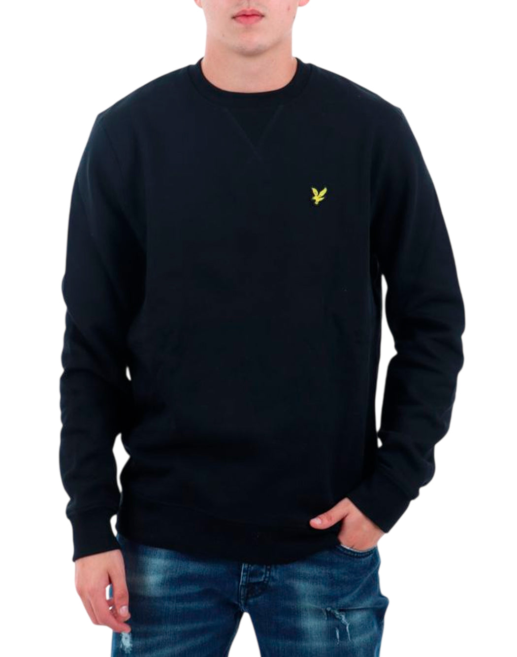 Lyle & Scott Felpe girocollo da Uomo Lyle & scott, colore Nero Nero