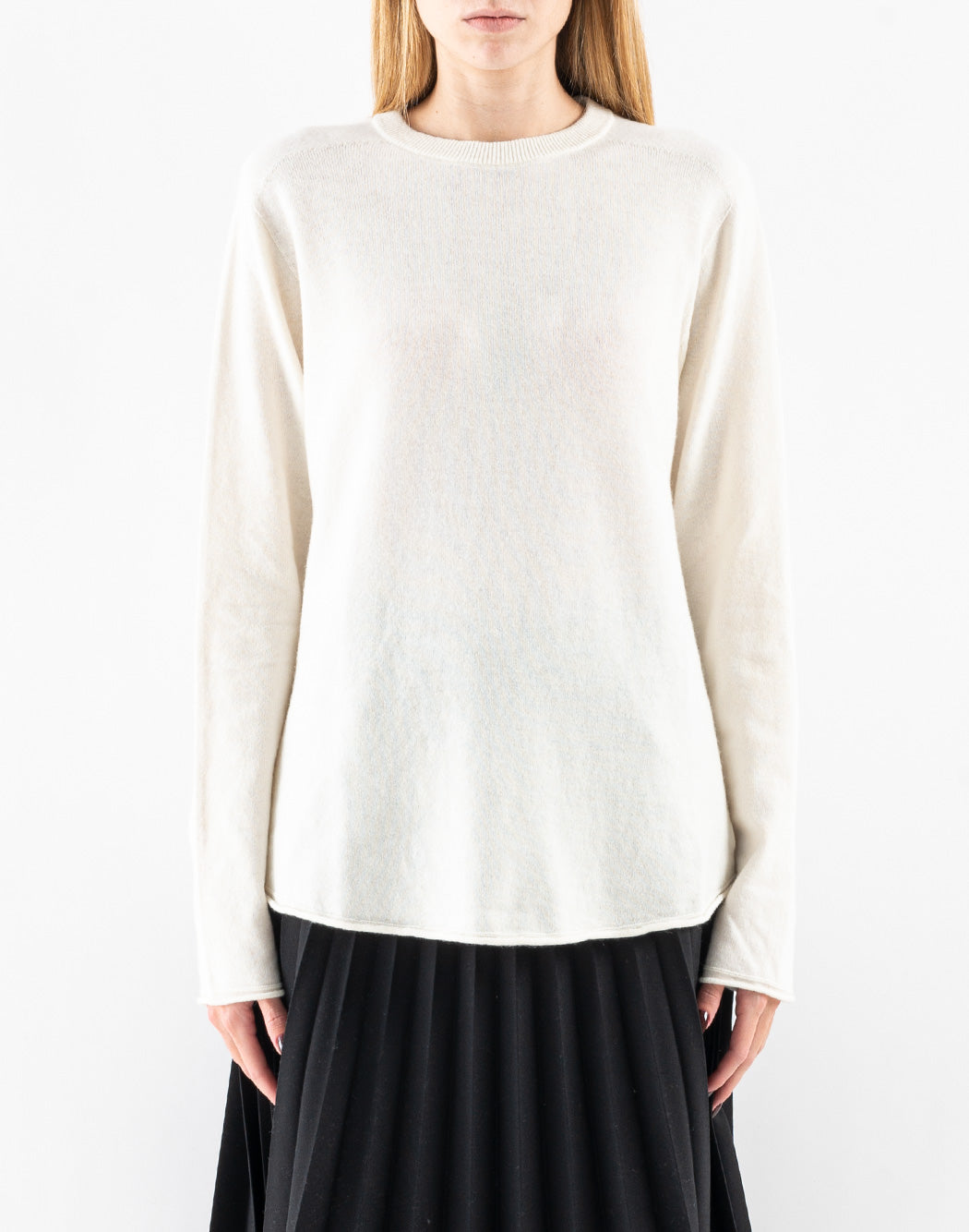 Regular shirt in Cashmere mixed