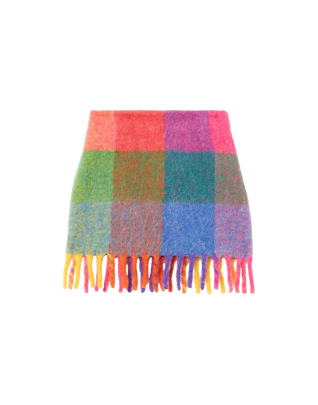 Checked skirt