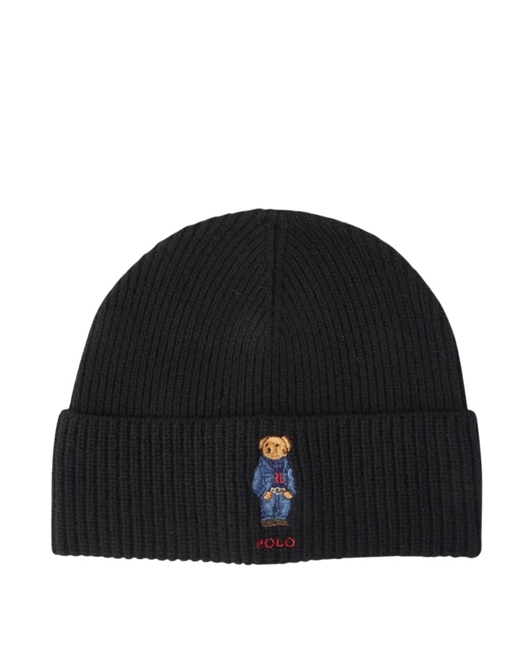Polo Ralph Lauren SET SCIARPA E CAPPELLO CON PARTICOLARE LOGO Nero