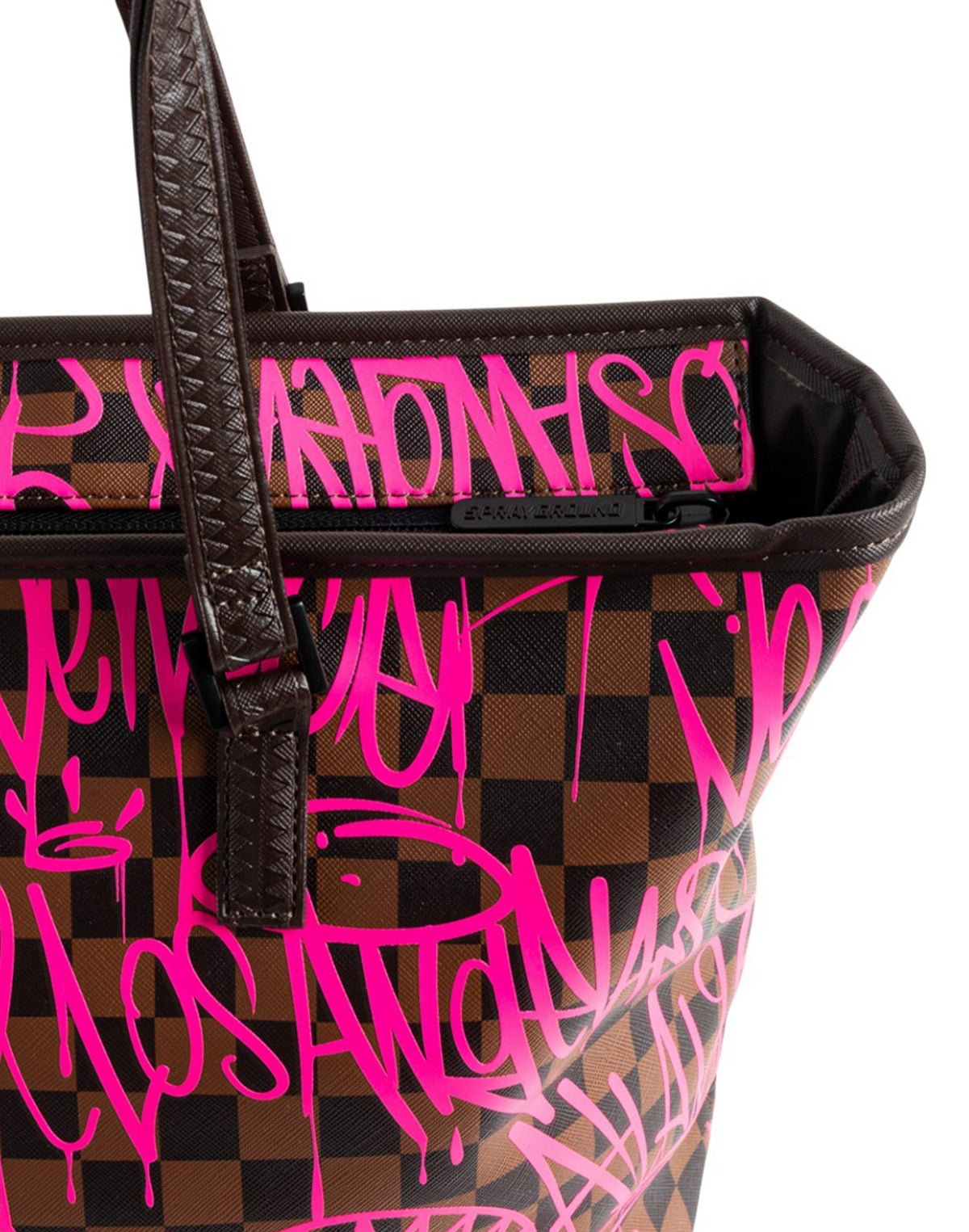 Sprayground BORSA SHOPPING CON GRAFFITI Grigio