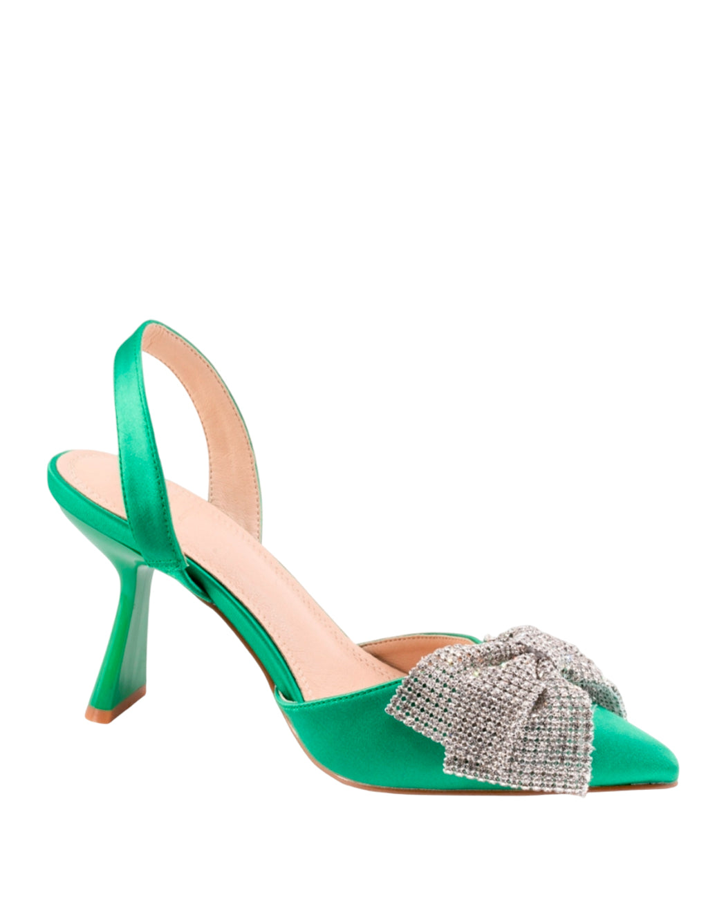 "Twenty Fourhaitch SLINGBACK "AMEENA" Verde"