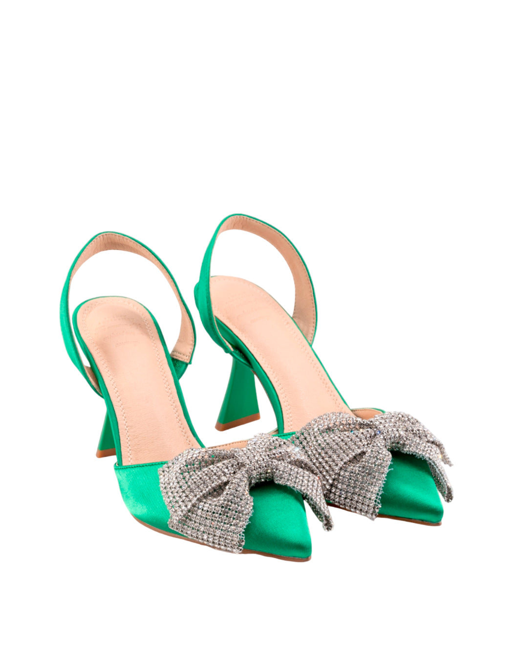 "Twenty Fourhaitch SLINGBACK "AMEENA" Verde"