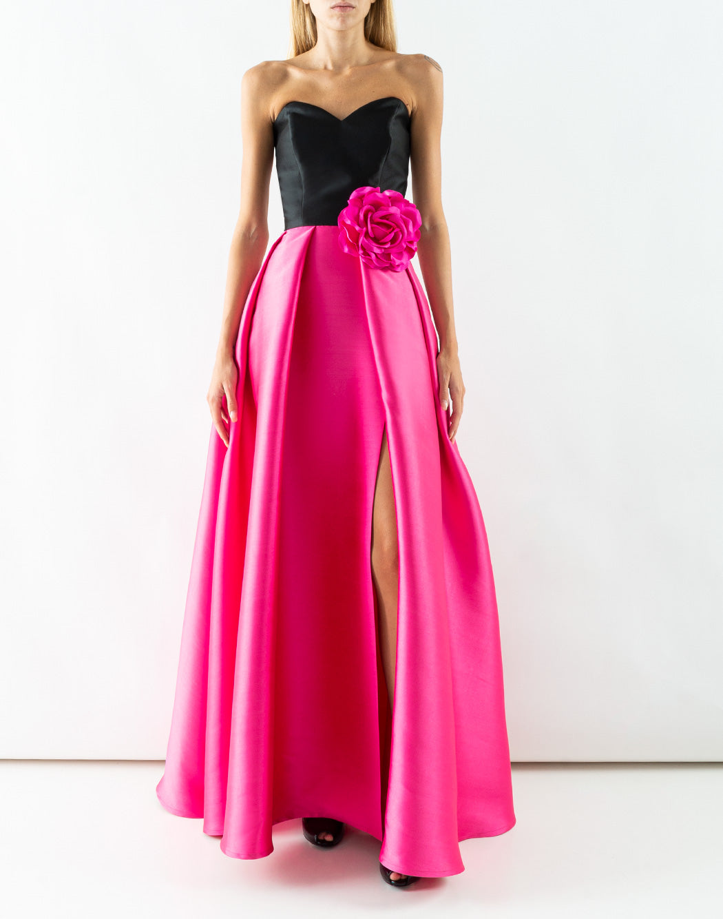 LONG TWO-TONE DRESS NOTO