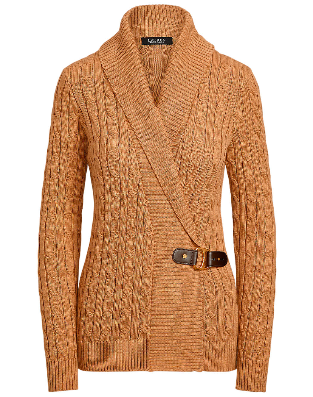 Lauren Ralph Lauren MAGLIA A TRECCE Marrone