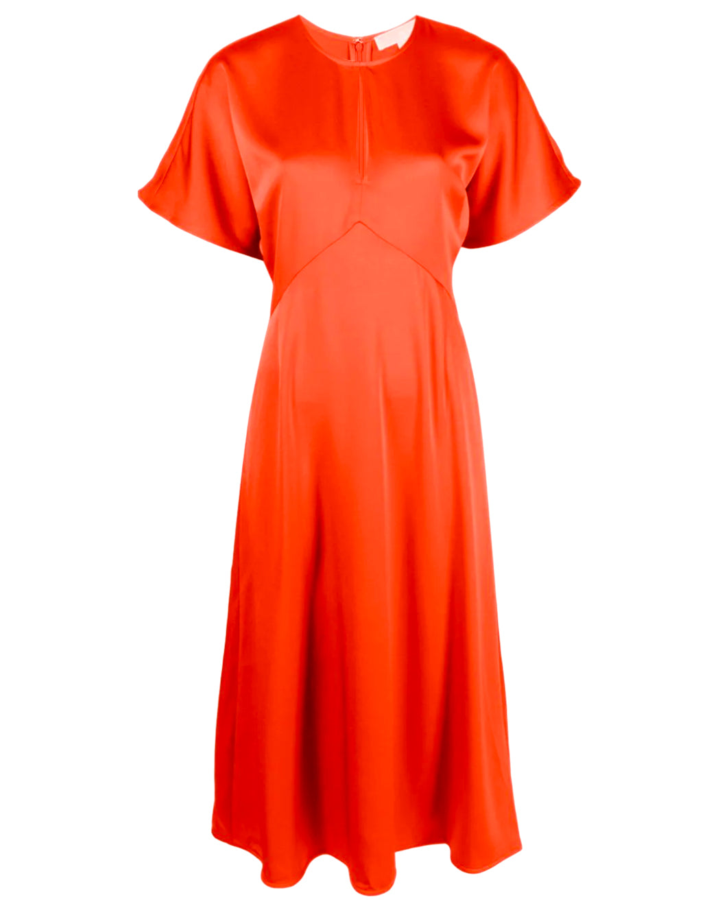 Satin midi dress