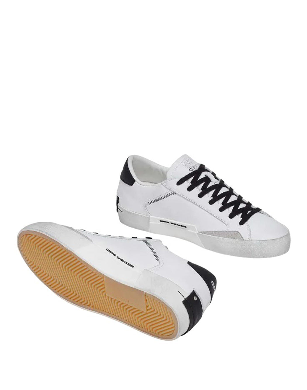 Crime London SNEAKERS CRIME LONDON DISTRESSED - 16001PP5 Bianco