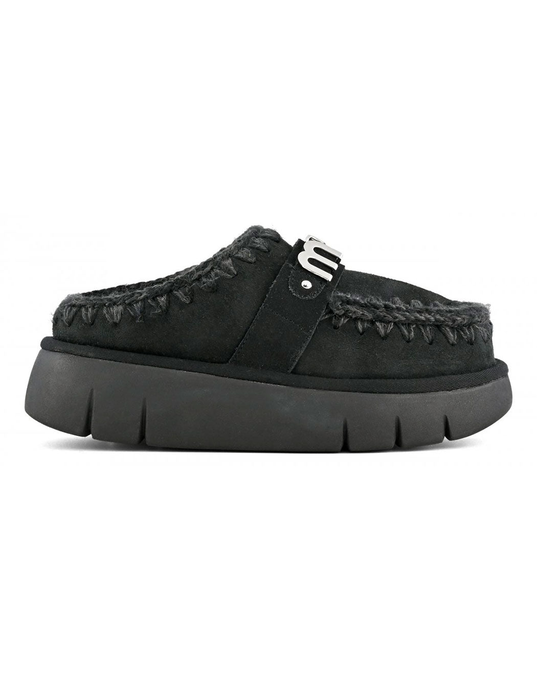 "Mou SABOT "BOUNCE CLOG" Nero"