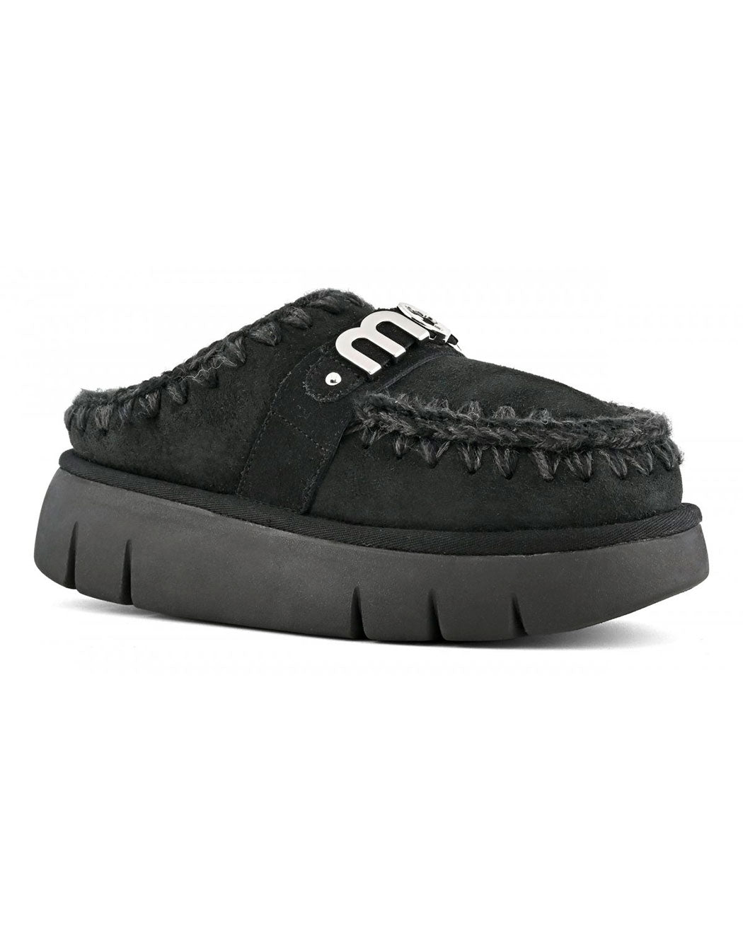 "Mou SABOT "BOUNCE CLOG" Nero"
