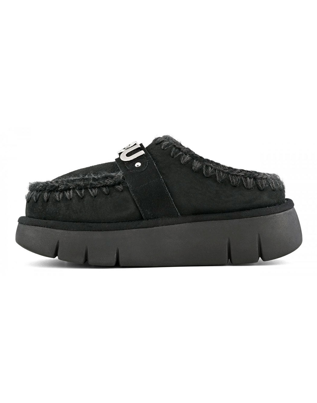 "Mou SABOT "BOUNCE CLOG" Nero"