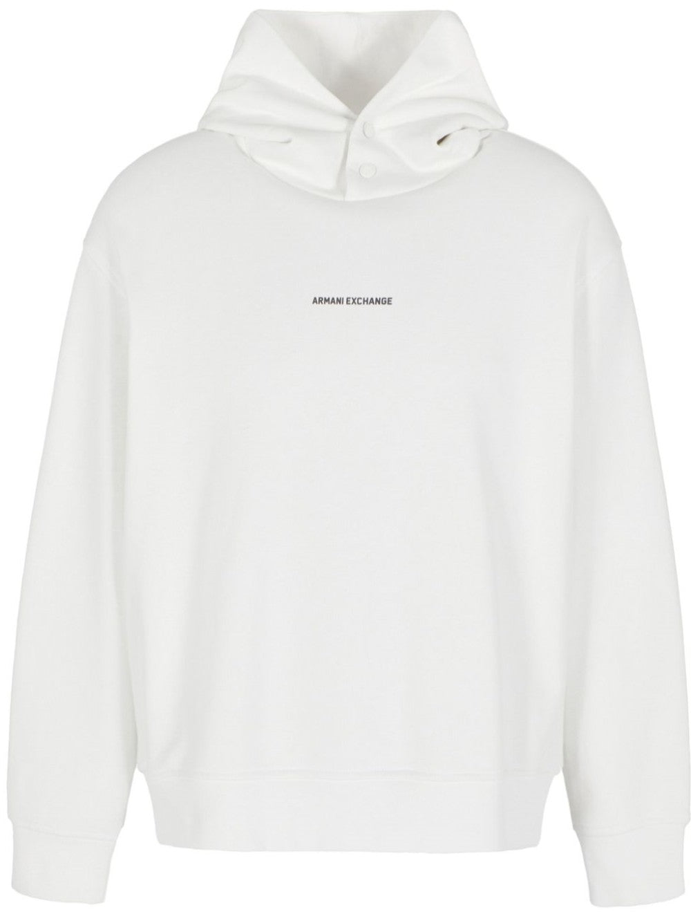 FELPA CON CAPPUCCIO E LOGO SUL DAVANTI - Galleria Graffiti - ARMANI EXCHANGE - 8058997068130