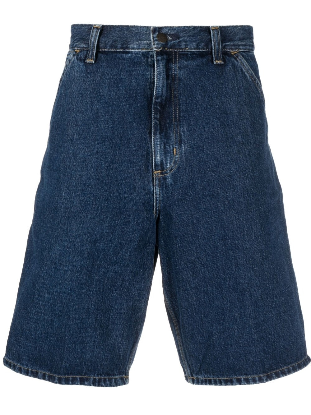 Carhartt Wip PANTALONCINI STONE WASHED LOGATI Blu