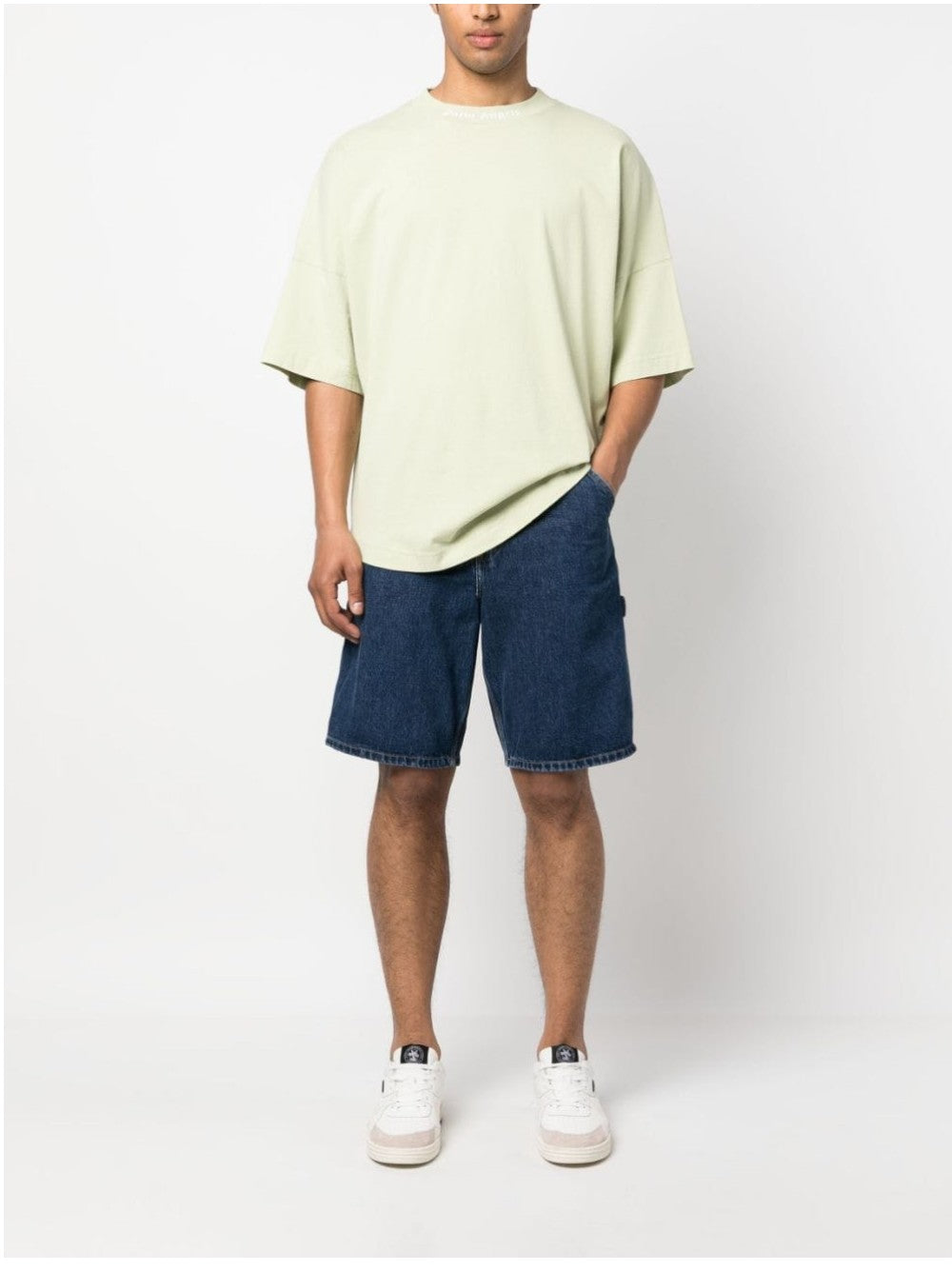 Carhartt Wip PANTALONCINI STONE WASHED LOGATI Blu
