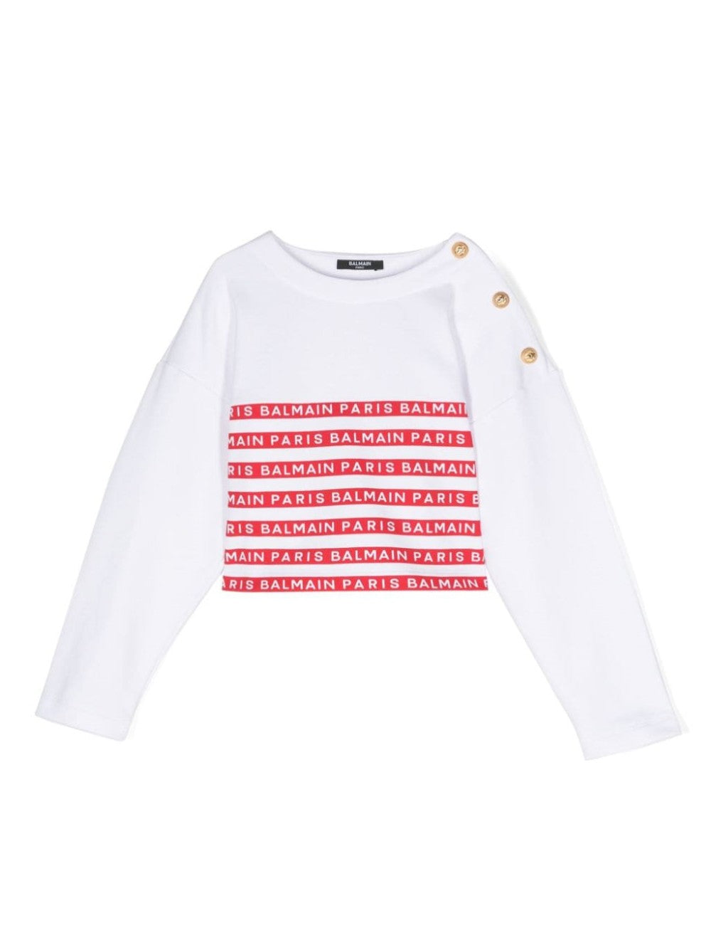 SWEATSHIRT WITH ALL-OVER LOGO