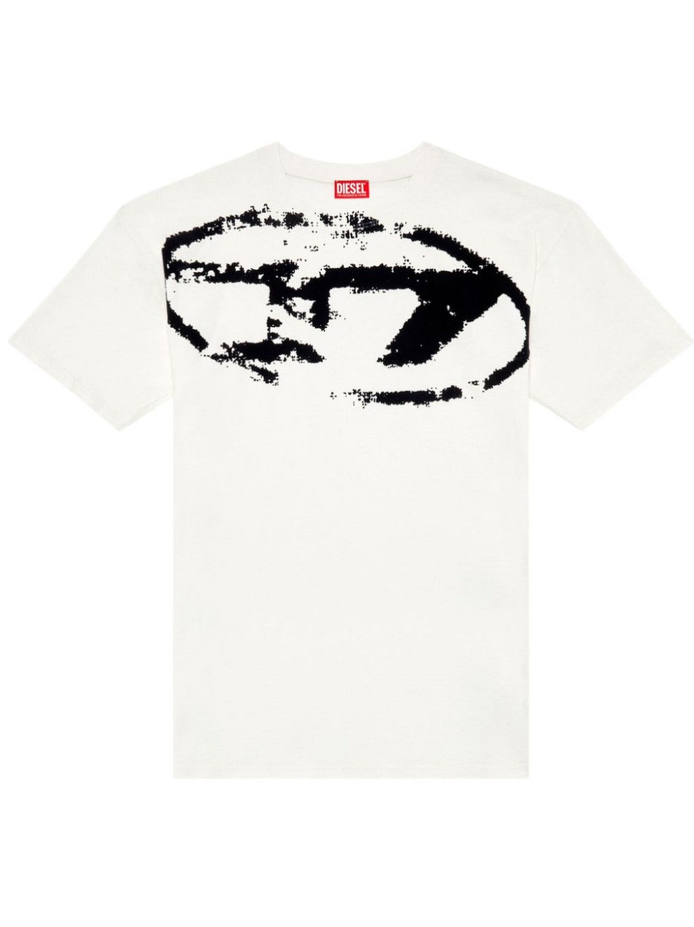 Diesel T-SHIRT CON STAMPA GRAFICA Bianco