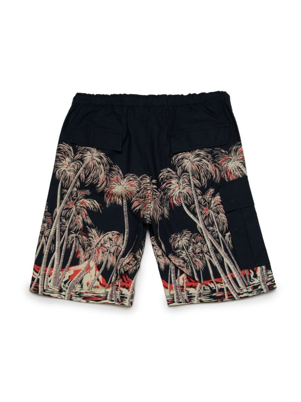 SHORTS WITH PALM TREE PRINT