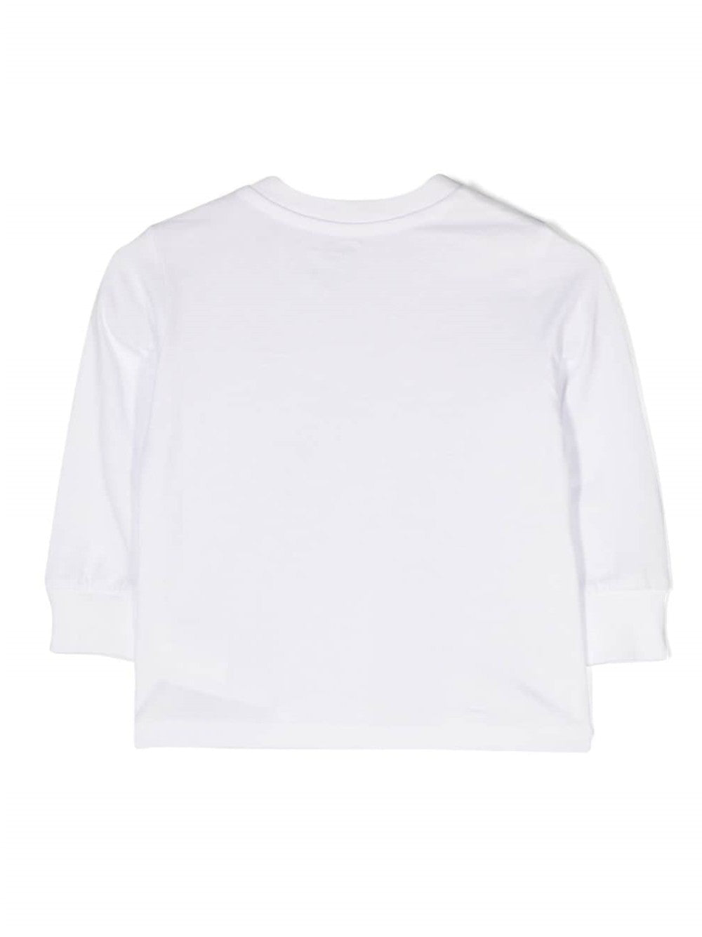 Ralph Lauren T-SHIRT LOGATA A MANICHE LUNGHE Bianco