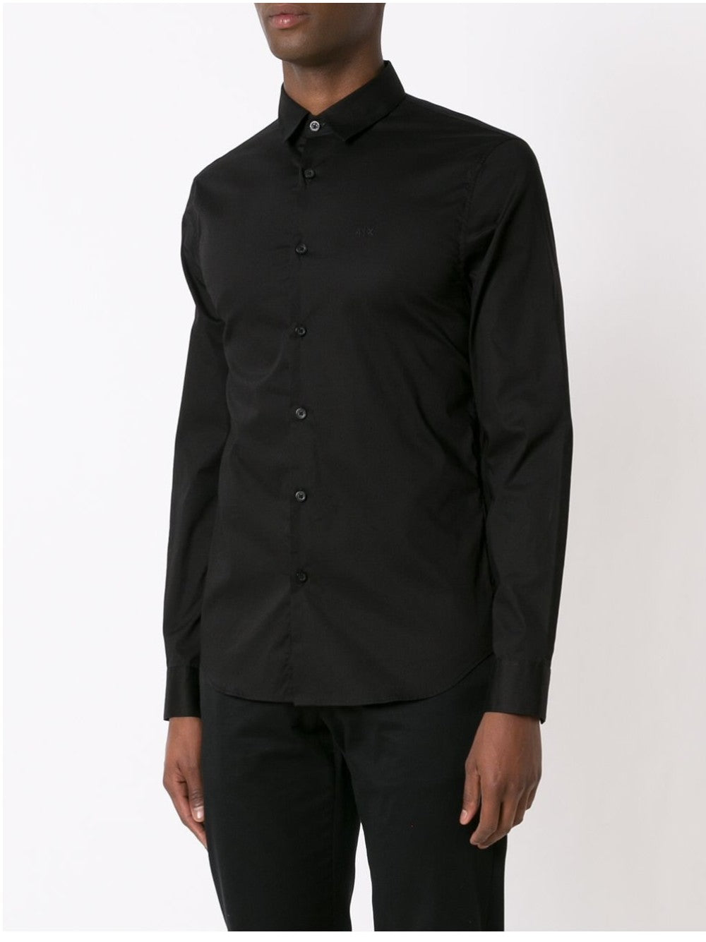 Armani Exchange REGULAR FIT SHIRT Black