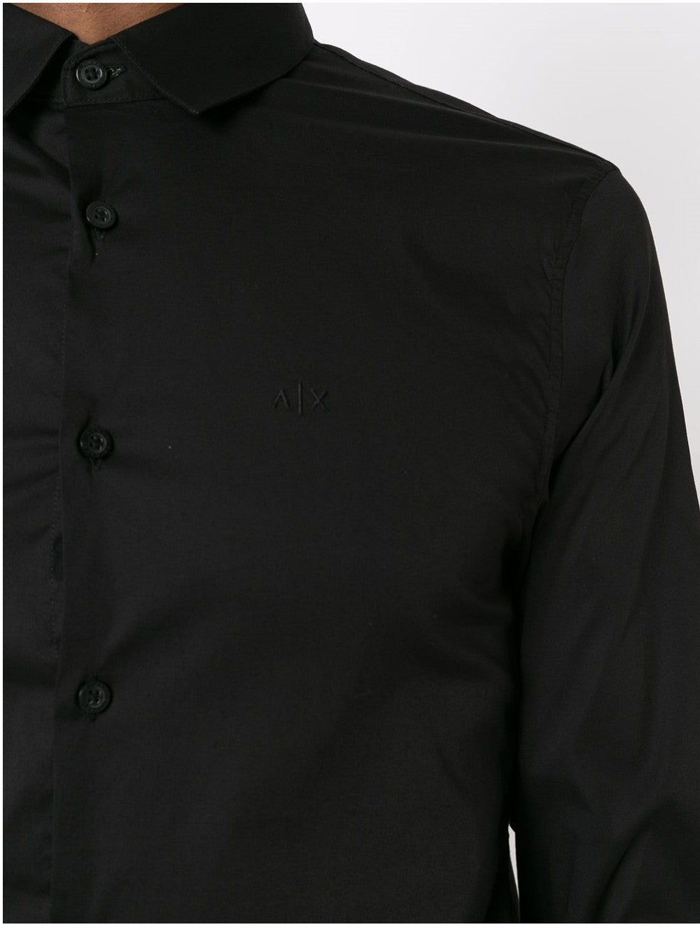 Armani Exchange REGULAR FIT SHIRT Black