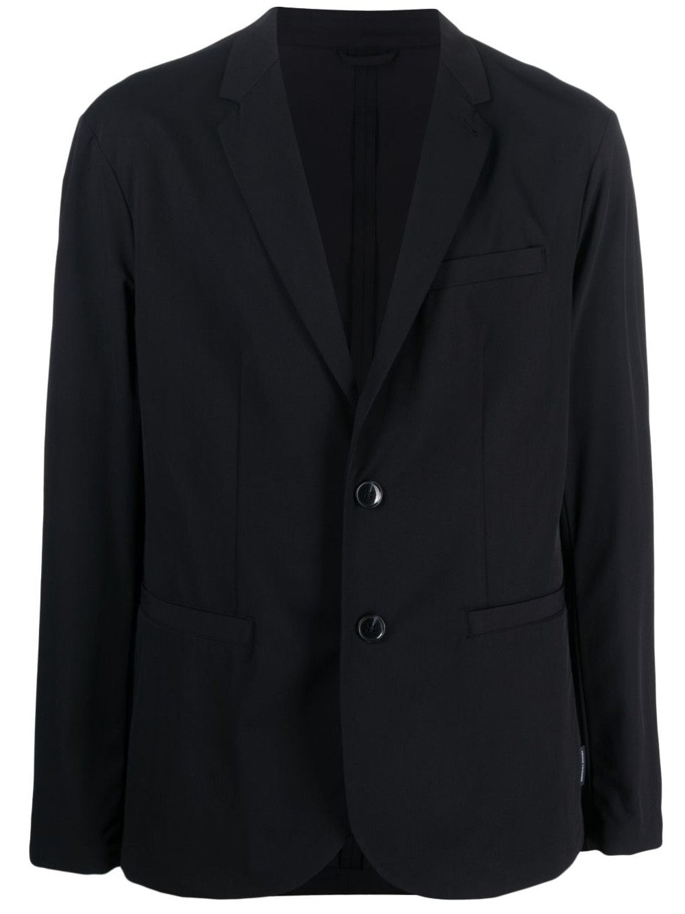 Armani Exchange BLAZER CON LOGO INCISO SUL POLSO Blu