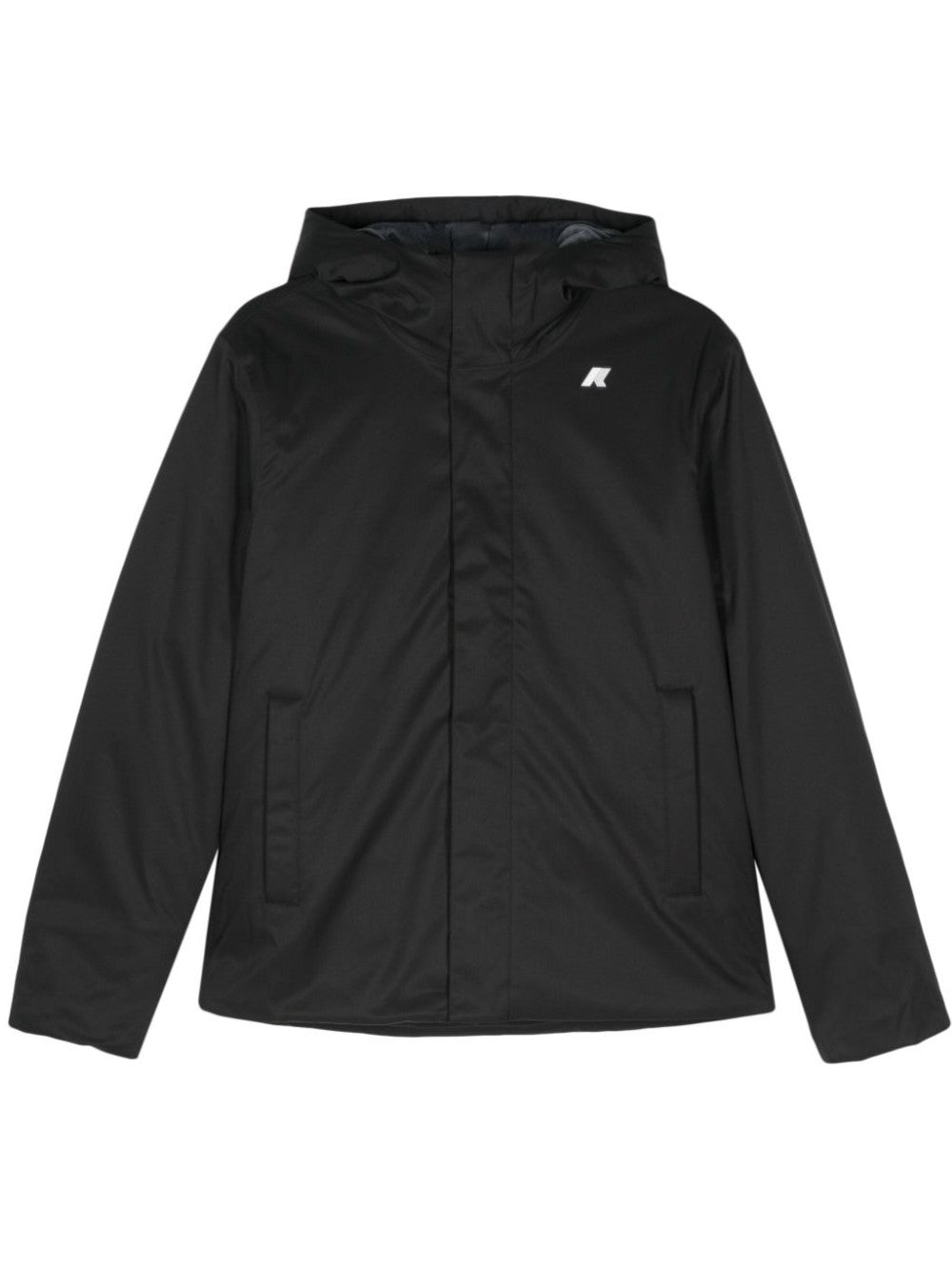 K-way PIUMINO JACKO TWILL MARMOTTA Nero