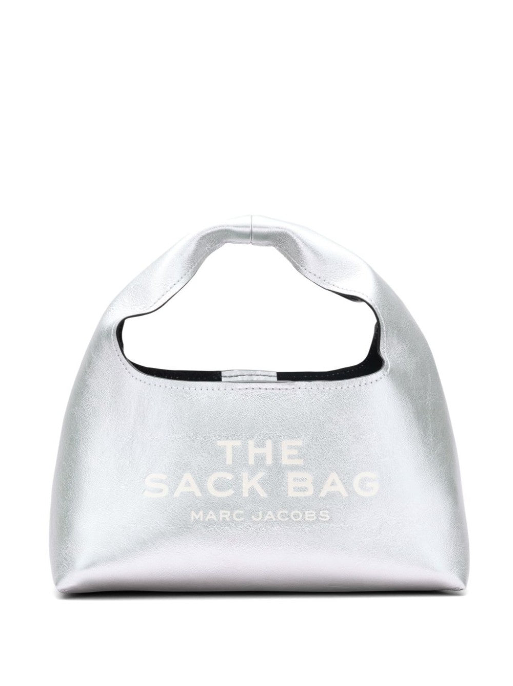 MINI SACK BAG IN METALLIC LEATHER