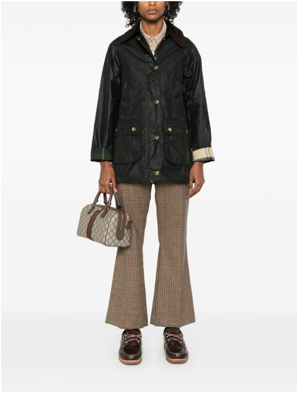 Barbour GIACCA CERATA MODERN BEADNELL Neutro