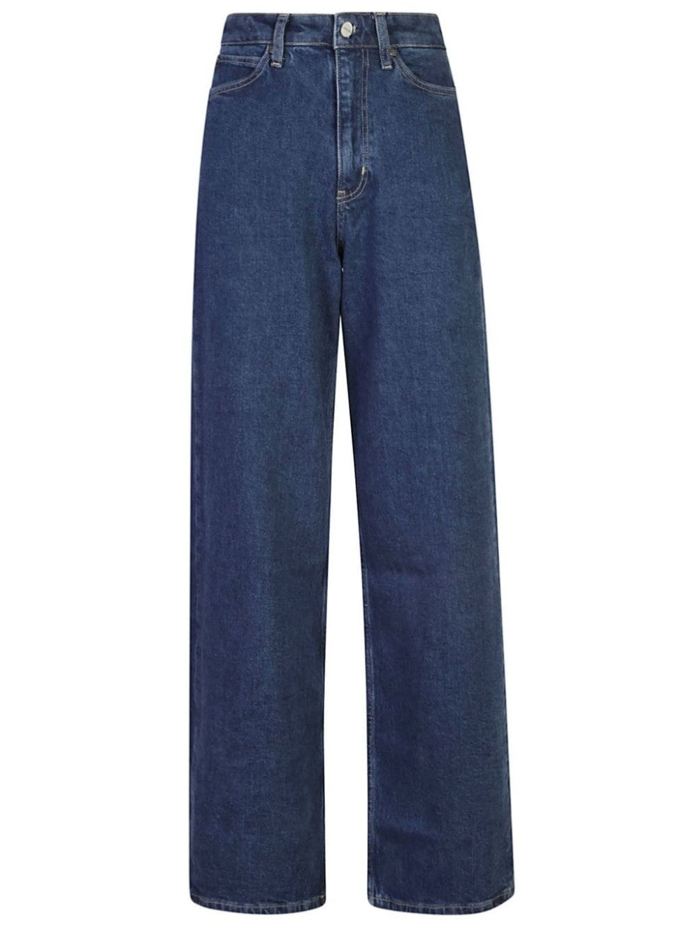 JEANS WIDE LEG A VITA ALTA