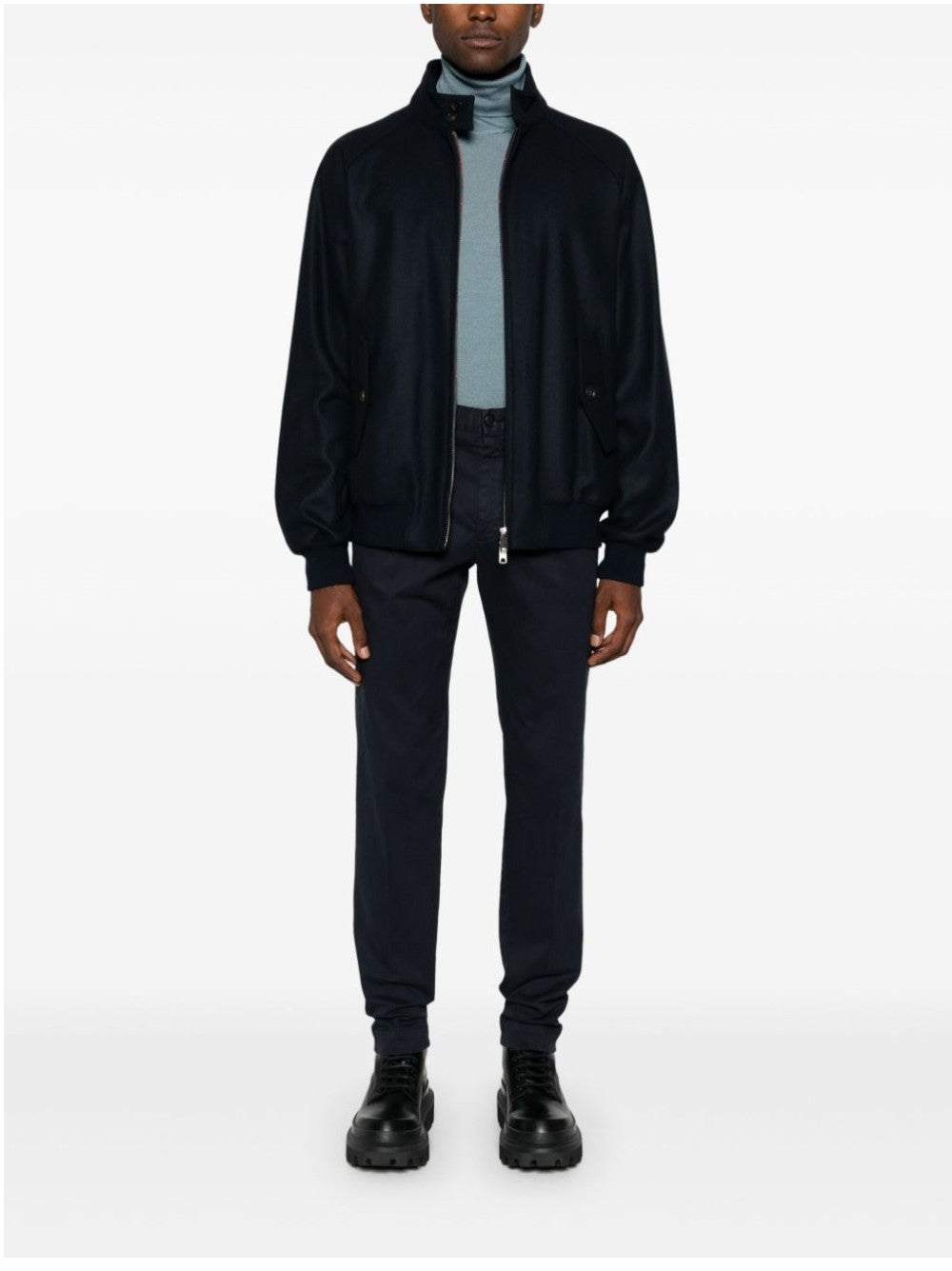 Baracuta BOMBER G9 MELTON Blu