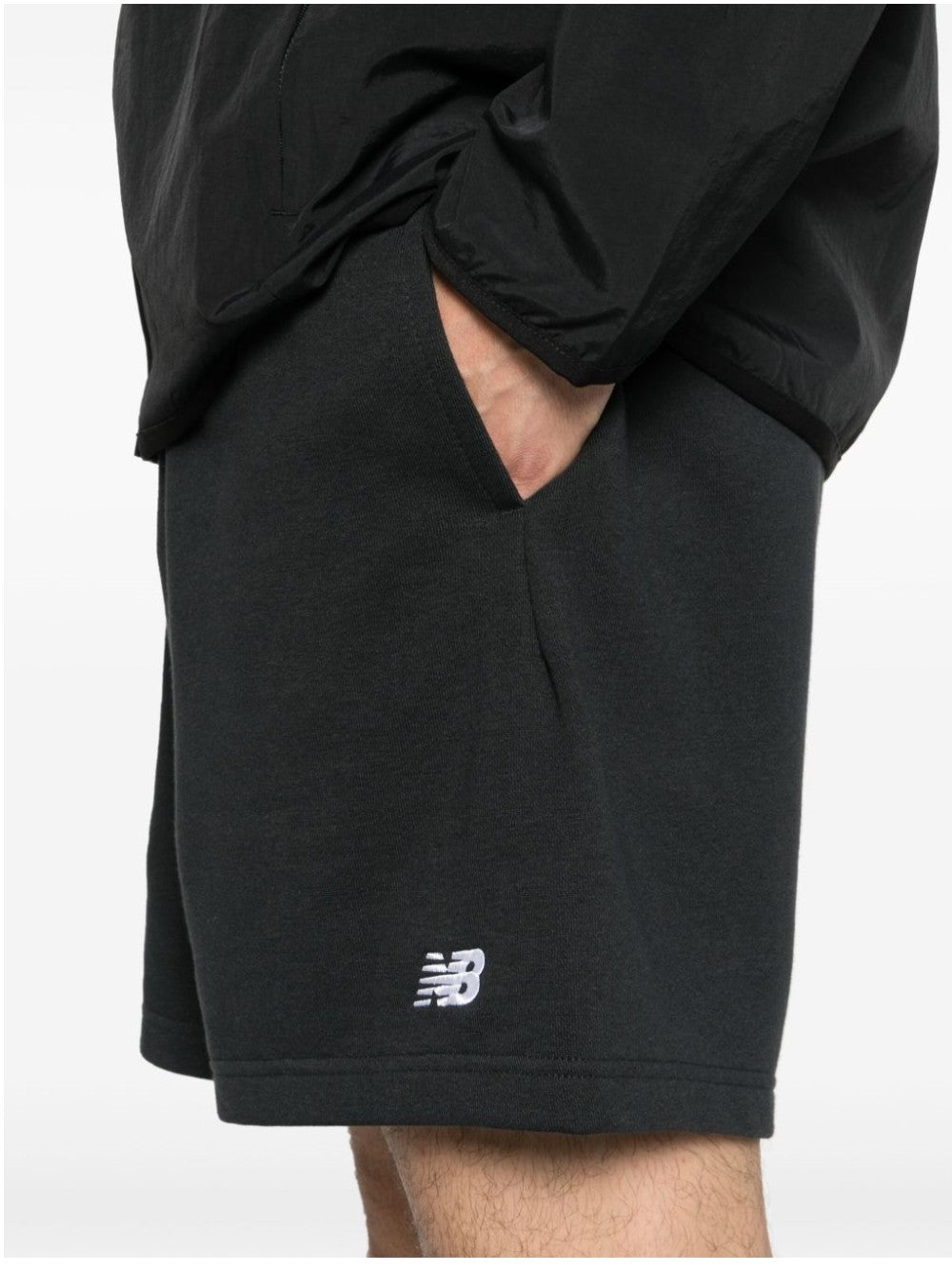 "New Balance SHORTS "FRENCH TERRY" Nero"