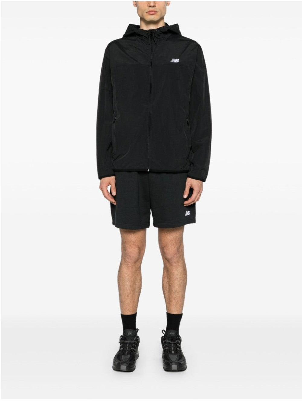 "New Balance SHORTS "FRENCH TERRY" Nero"