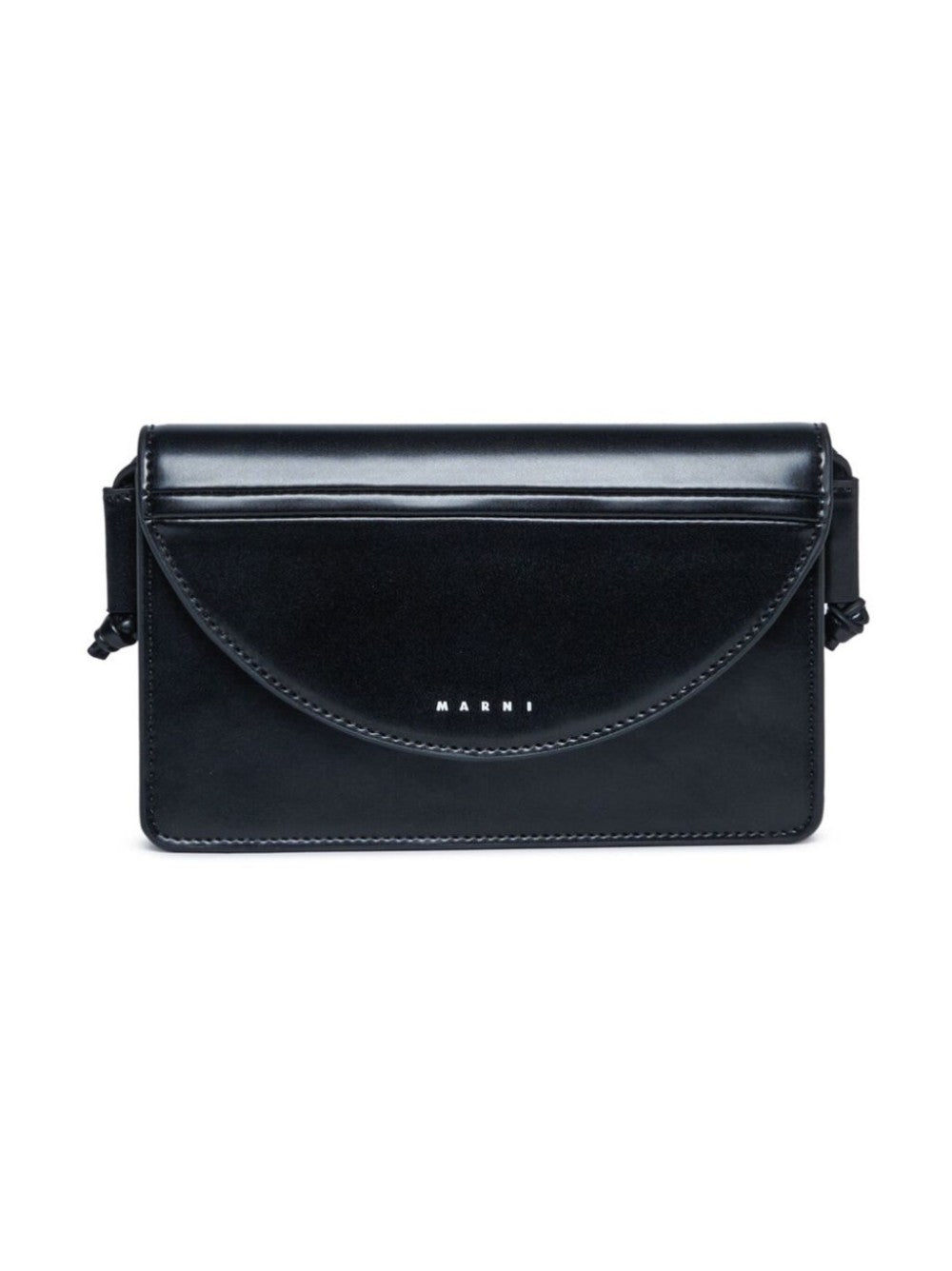 Marni BORSA A SPALLA CON STAMPA Nero