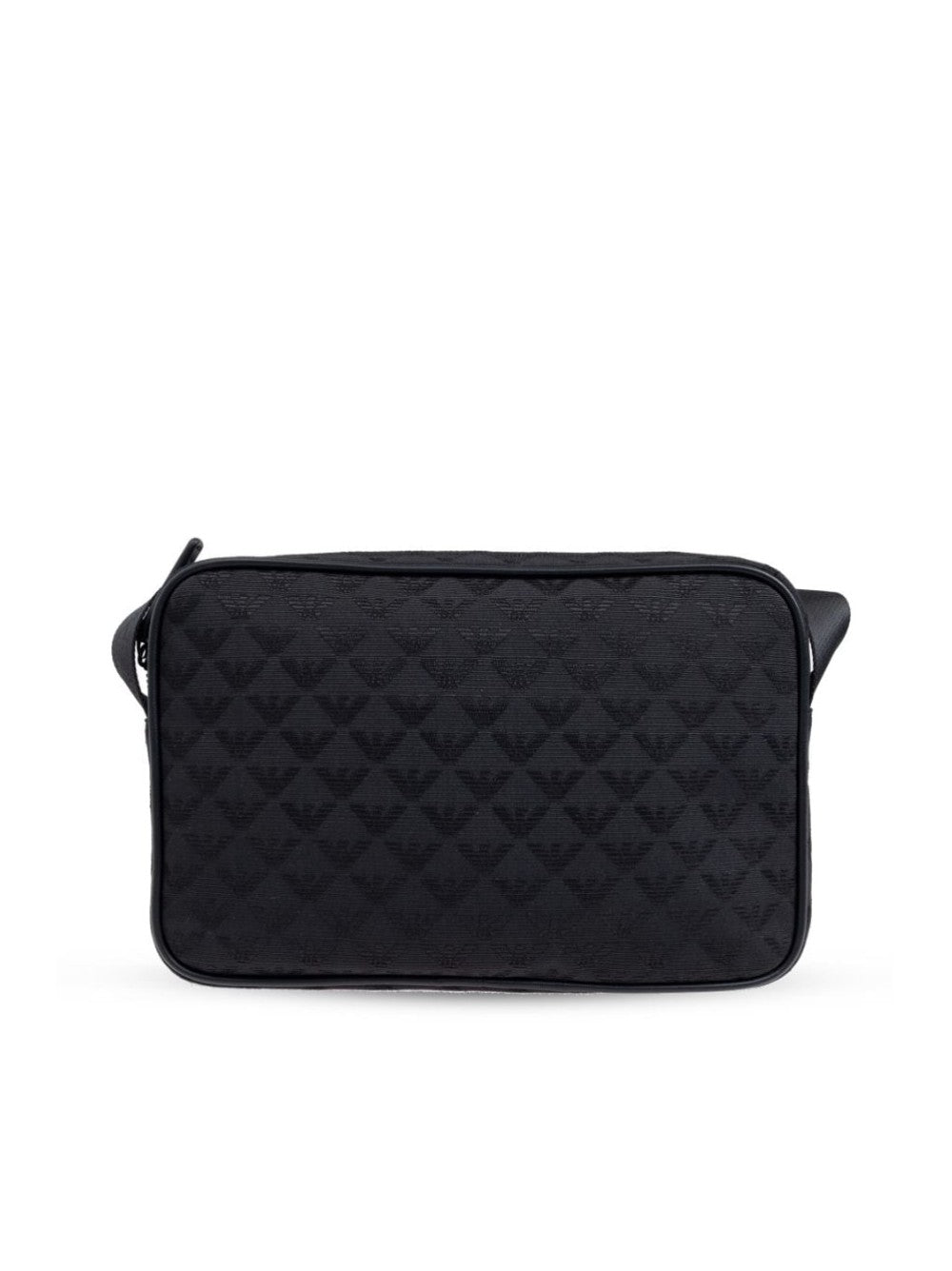 "Emporio Armani BORSA A TRACOLLA "JACQUARD EAGLE ALL OVER" Nero"