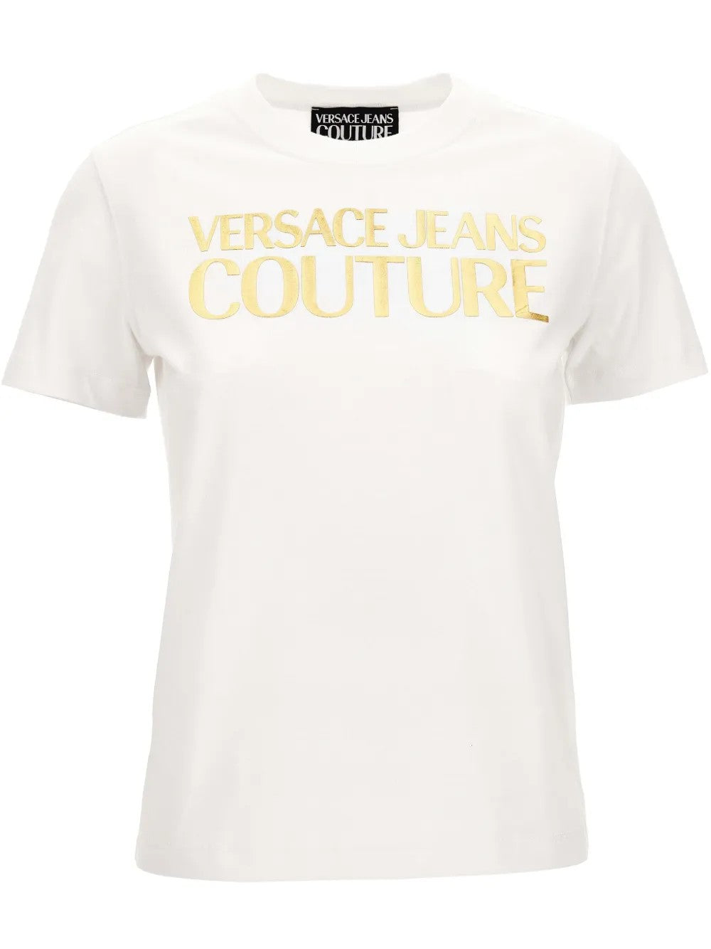 Versace Jeans Couture T SHIRT CON STAMPA Bianco