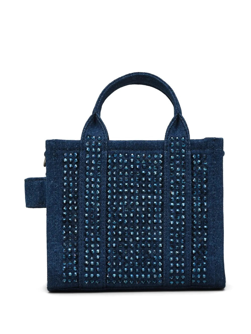 Marc Jacobs BORSA THE CRYSTAL DENIM CROSSBODY TOTE BAG Blu