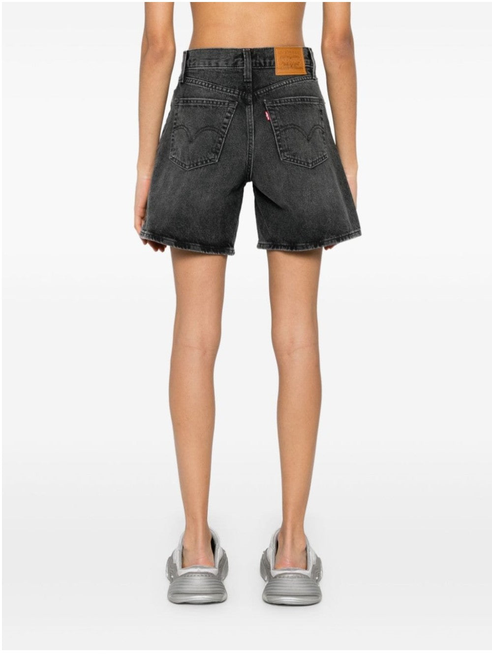 Levi's SHORT OVERSIZE A VITA ALTA Nero
