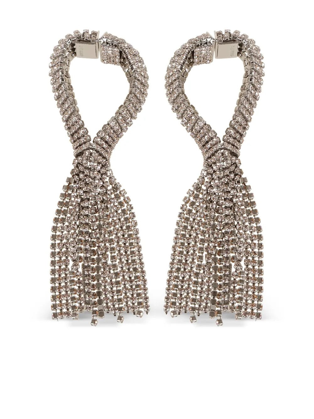 Rabanne ORECCHINI CON CRISTALLI Argento