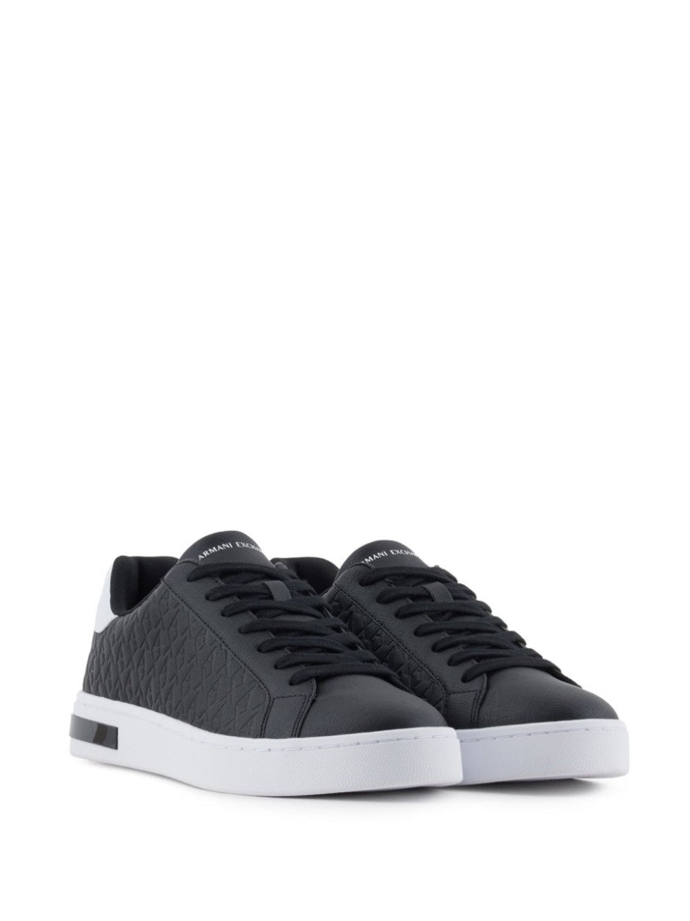 Armani Exchange SNEAKERS CON TEXTURE LOGO Nero