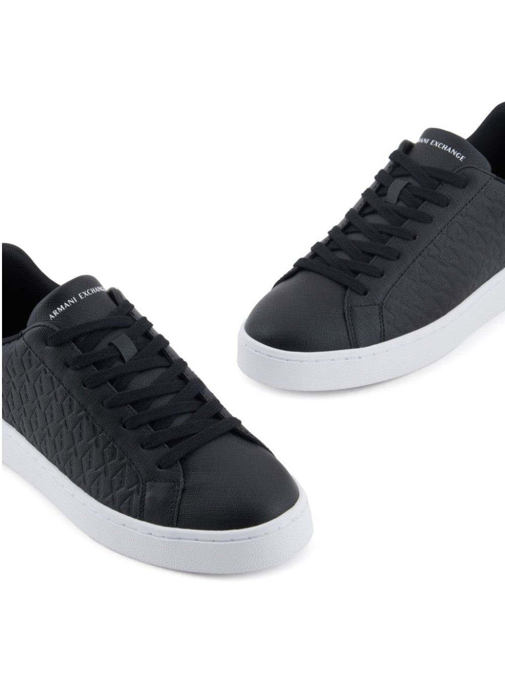 Armani Exchange SNEAKERS CON TEXTURE LOGO Nero