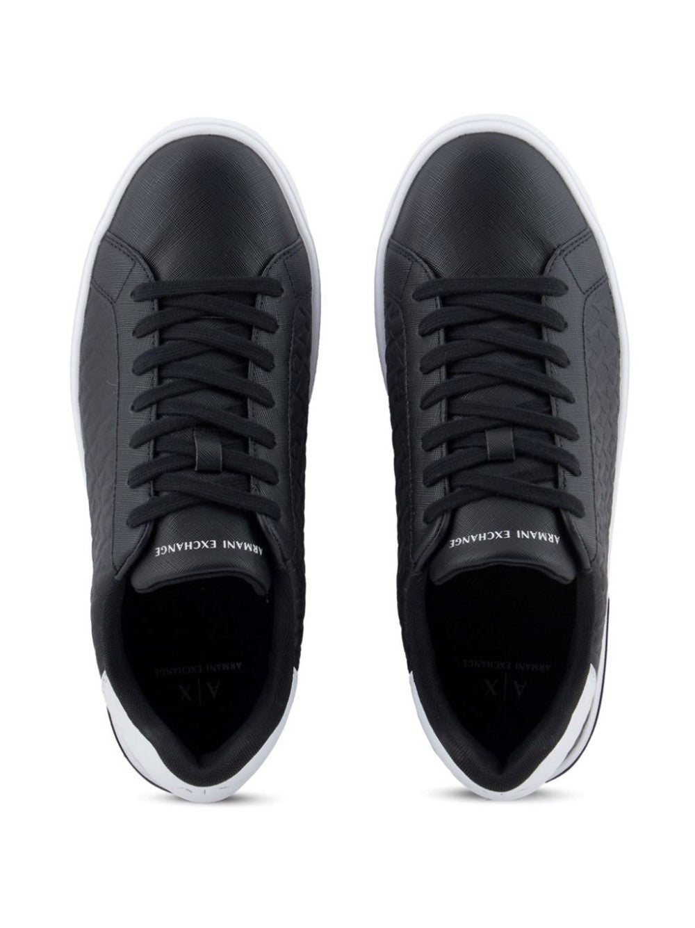 Armani Exchange SNEAKERS CON TEXTURE LOGO Nero