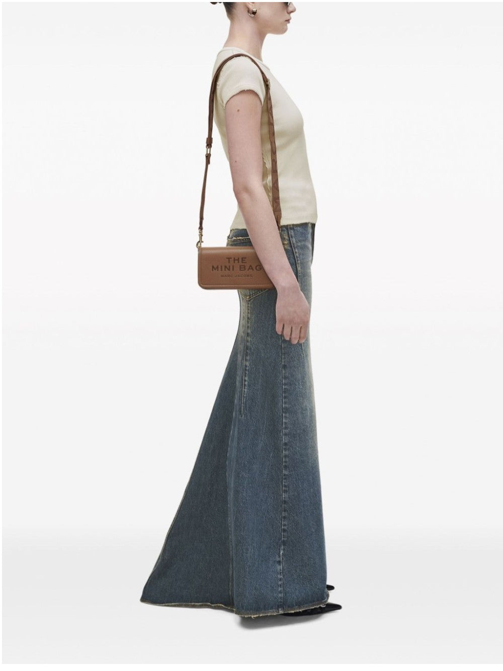 Marc Jacobs THE LEATHER MINI BAG Marrone