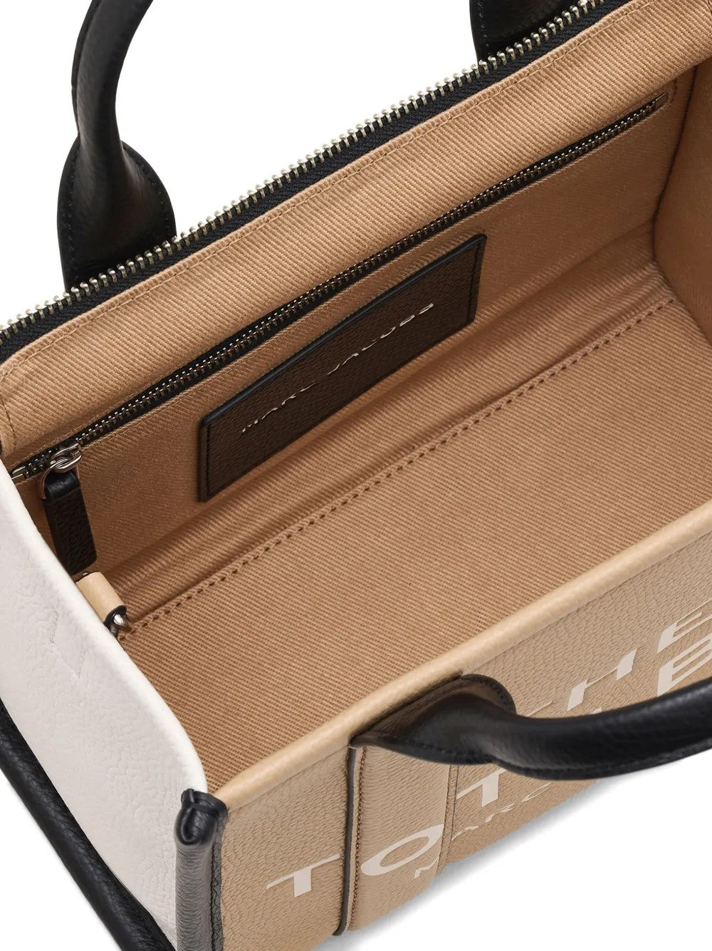 Marc Jacobs THE COLORBLOCK SMALL TOTE BAG Marrone