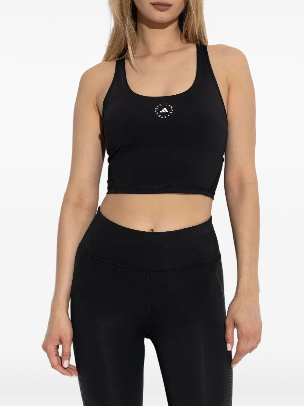 Adidas By Stella Mccartney TOP SPORTIVO YOGA Nero