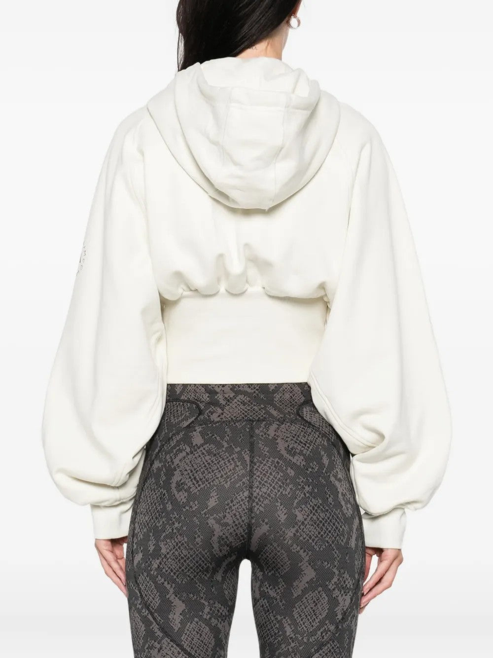 Adidas By Stella Mccartney FELPA CON CAPPUCCIO Neutro