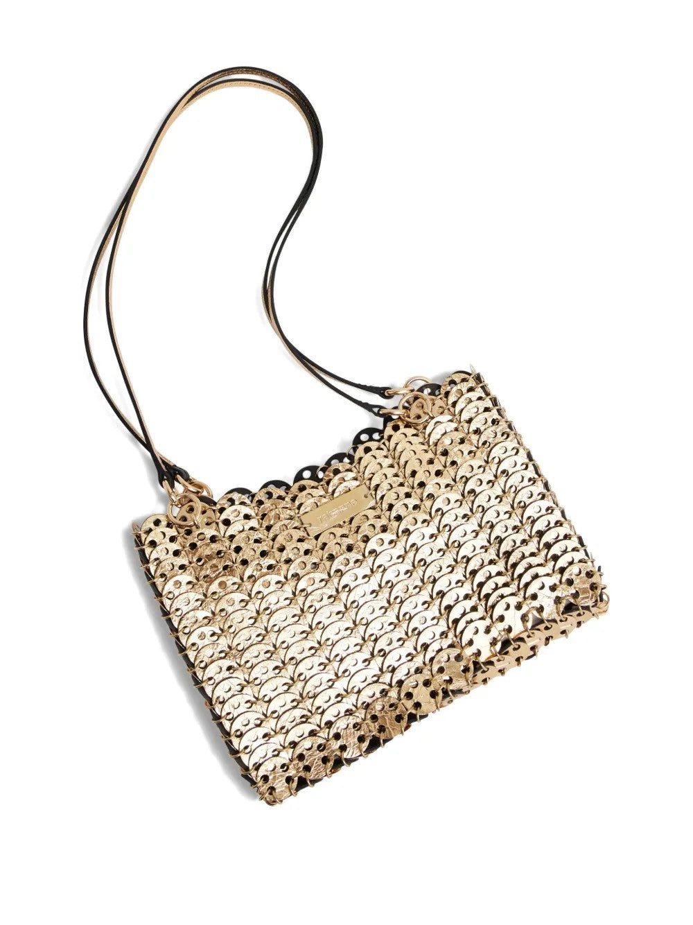 Rabanne BAG WITH LEATHER DISCS Black